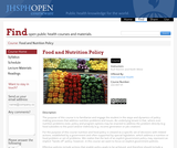 Food and Nutrition Policy