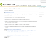 Agricultural Marketing Management Module Agricultural Marketing Management Module