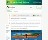 Mountain Maker, Earth Shaker