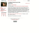 Software Engineering for Web Applications Software Engineering for Web Applications