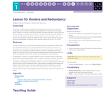 CS Principles 2019-2020 1.10: Routers and Redundancy CS Principles 2019-2020 1.10: Routers and Redundancy