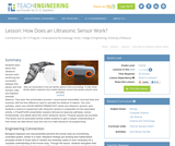 How Does an Ultrasonic Sensor Work?