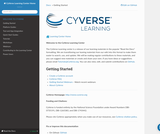 CyVerse Learning Institute CyVerse Learning Institute