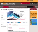 Financial Management, Summer 2003 Financial Management, Summer 2003