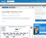Copyright Decision Tool Copyright Decision Tool