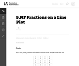5.NF Fractions on a Line Plot