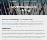Educational Psychology Educational Psychology