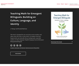 Teaching Math for Emergent Bilinguals: Building on Culture, Language, and Identity