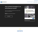 Pop-up Retail Strategies in an Omnichannel Context