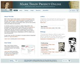 Mark Twain Project Online Mark Twain Project Online