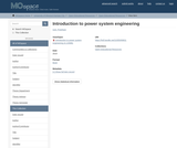 Introduction to power system engineering
