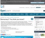 Democracy? You Think You Know? Democracy? You Think You Know?