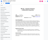 WR 122 Syllabus – Argument, Research, & Multimodal Composition WR 122 Syllabus – Argument, Research, & Multimodal Composition