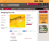 Designing Your Life, January IAP 2007 Designing Your Life, January IAP 2007