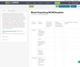 Blank Unpacking NCAS Template Blank Unpacking NCAS Template