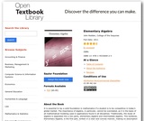 Elementary Algebra Elementary Algebra