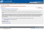 Attitudes and Approaches to Problem Solving Survey