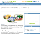Engineering for the Three Little Pigs