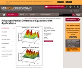 Advanced Partial Differential Equations with Applications, Fall 2009 Advanced Partial Differential Equations with Applications, Fall 2009