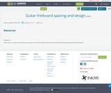 Guitar fretboard spacing and design