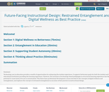 Future-Facing Instructional Design: Restrained Entanglement and Digital Wellness as Best Practice