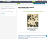 Apartheid Primary Sources