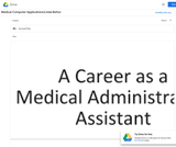Medical Computer Applications