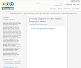 Teaching Ferguson to Adult English Language Learners