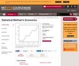 Statistical Method in Economics, Fall 2006 Statistical Method in Economics, Fall 2006