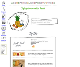 Fruit Xylophone: Fruit Salad Instrument of the Future!