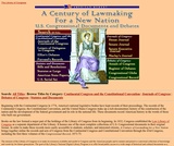 A Century of Lawmaking for a New Nation, U.S. Congressional Documents and Debates, 1774-1873 A Century of Lawmaking for a New Nation, U.S. Congressional Documents and Debates, 1774-1873