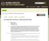 Girl Pulled Alive from Ruins, 15 Days after Earthquake