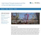 Arab Culture Through Literature and Film: Daily Life, Kinship, Marriage and Family