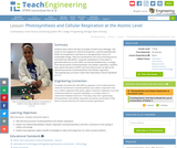 Photosynthesis and Cellular Respiration at the Atomic Level Photosynthesis and Cellular Respiration at the Atomic Level