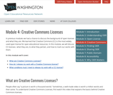 Module 4: Creative Commons Licenses Module 4: Creative Commons Licenses