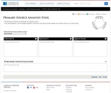 Primary Source Analysis Tool Primary Source Analysis Tool