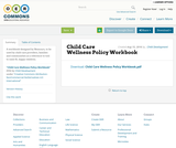 Child Care Wellness Policy Workbook Child Care Wellness Policy Workbook
