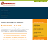 English Language Arts Standards - Common Core State Standards