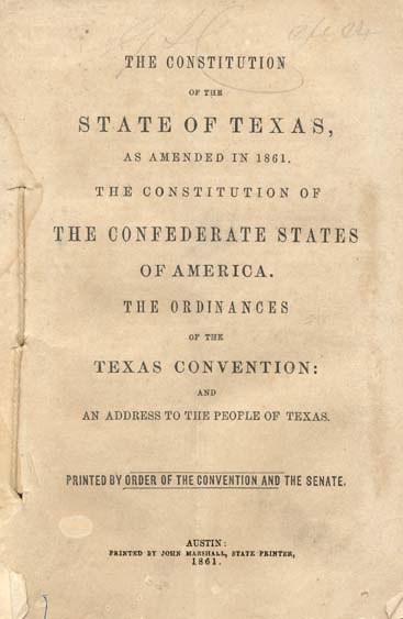 Constitution of 1861