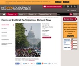 Forms of Political Participation: Old and New, Spring 2005 Forms of Political Participation: Old and New, Spring 2005