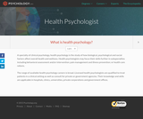 Health Psychologist Health Psychologist