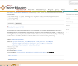 ACE School Management and Leadership: Lead and manage a subject, learning area or phase (PDF) ACE School Management and Leadership: Lead and manage a subject, learning area or phase (PDF)