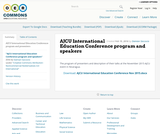 AJCU International Education Conference program and speakers