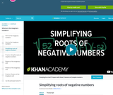 Complex Numbers: Imaginary Roots of Negative Numbers Complex Numbers: Imaginary Roots of Negative Numbers