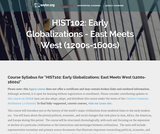 Early Globalizations: East Meets West (1200s-1600s) Early Globalizations: East Meets West (1200s-1600s)