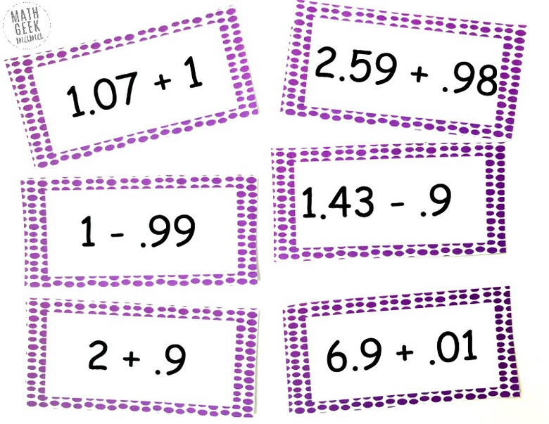 Adding and Subtracting Decimals
