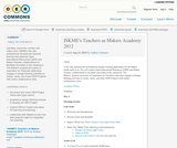 ISKME's Teachers as Makers Academy 2012