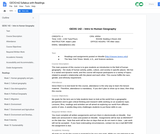 Intro to Human Geography Syllabus with Readings Intro to Human Geography Syllabus with Readings