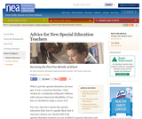 Advice for New Special Education Teachers Advice for New Special Education Teachers