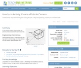 Create a Pinhole Camera Create a Pinhole Camera